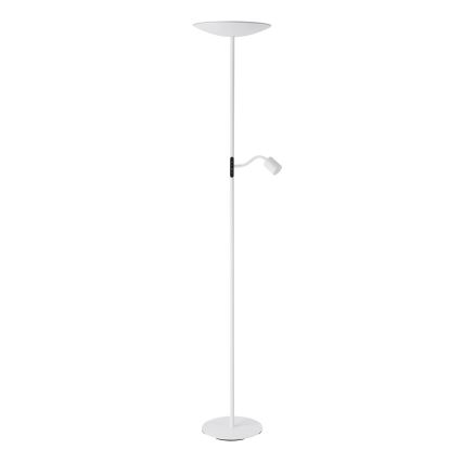 Eglo - LED dimbare vloerlamp LED/26,5W/230V + LED/4W wit
