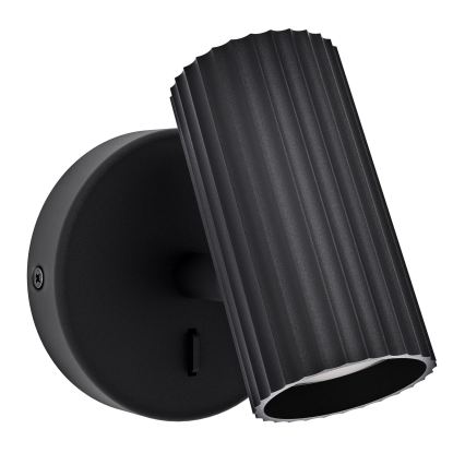 Eglo - Wandspot 1xGU10/5W/230V zwart