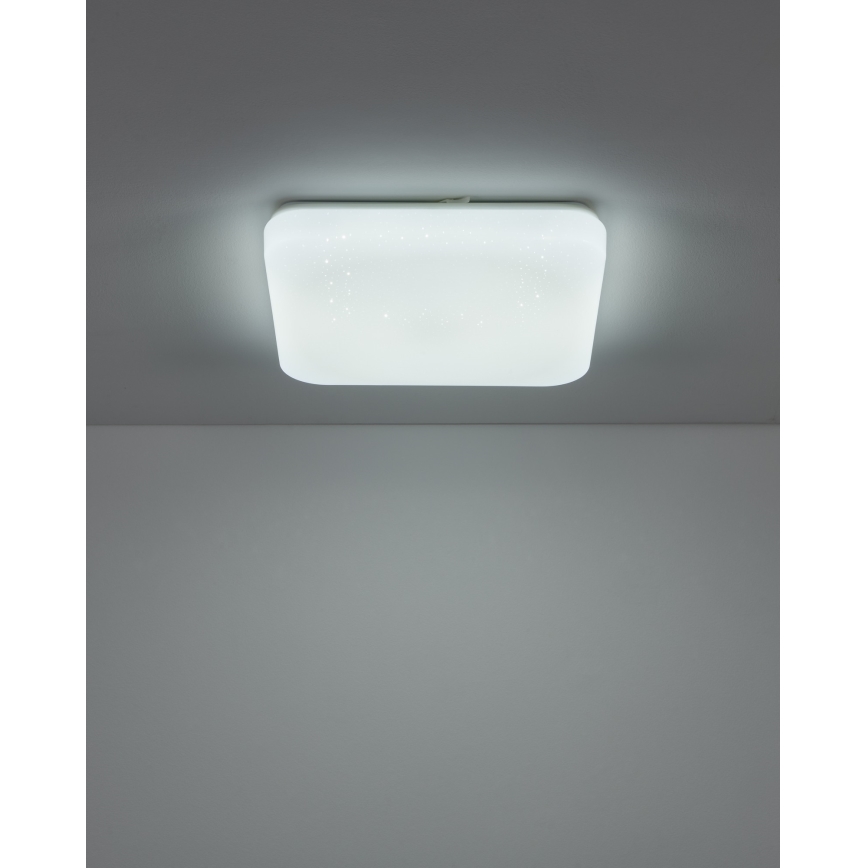 Eglo - LED-plafondlamp voor de badkamer LED/18W/230V 33x33 cm IP44
