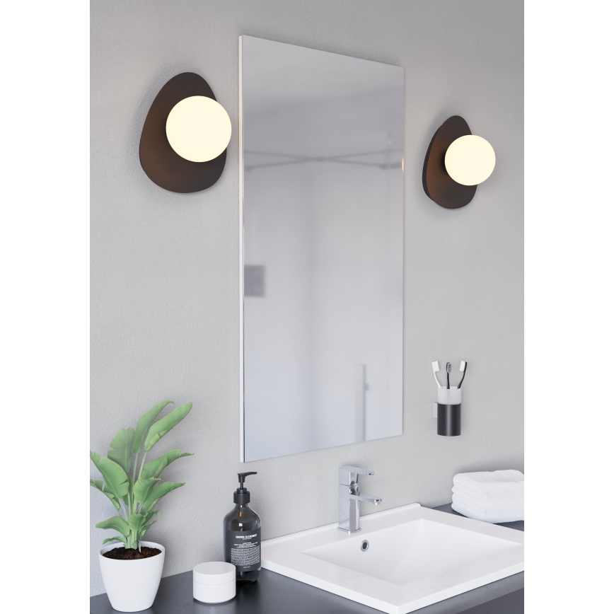 Eglo - LED-wandlamp voor badkamer 1xG9/4,2W/230V IP44 zwart