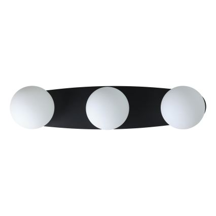 Eglo - LED plafondlamp voor de badkamer 3xG9/4,2W/230V IP44 zwart