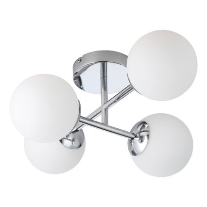 Eglo - LED-badkamer plafondlamp opbouw 4xG9/4,2W/230V IP44 glanzend chroom