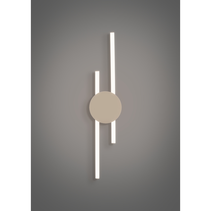 Eglo - LED-wandlamp LED/20W/230V + LED/0,91W beige