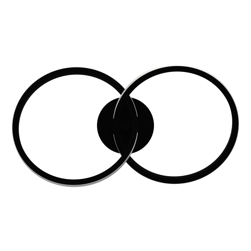 Eglo - LED plafondlamp LED/12W/230V 2700/4000/6500K zwart