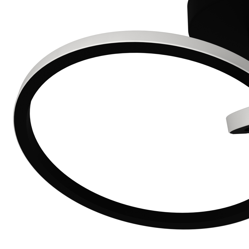 Eglo - LED plafondlamp LED/12W/230V 2700/4000/6500K zwart