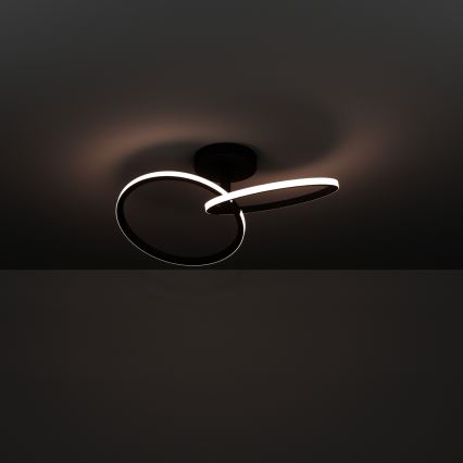 Eglo - LED plafondlamp LED/12W/230V 2700/4000/6500K zwart