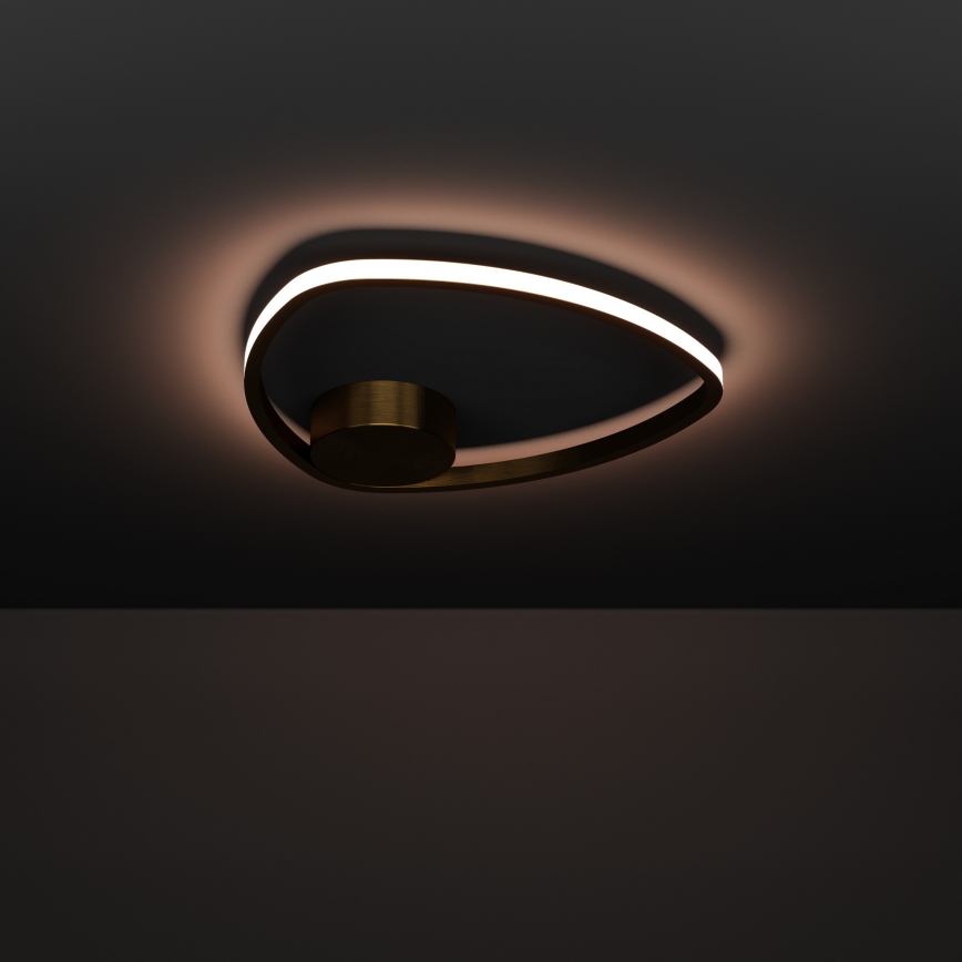 Eglo - LED plafondlamp LED/9,7W/230V Ø 37,5 cm goudkleurig