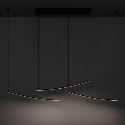 Eglo - Dimbare LED-hanglamp met kabel LED/22W/230V 2700/4000/6500K zwart