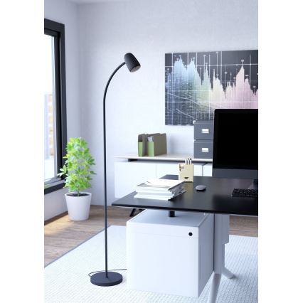 Eglo - Vloerlamp 1xE14/18W/230V zwart