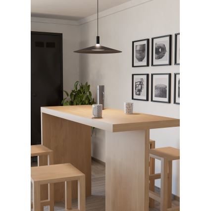 Eglo - dimbare RGBW LED-hanglamp aan kabel LED/15,5W/230V 2700-6500K zwart