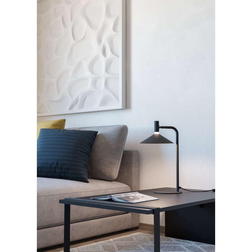 Eglo - RGBW LED dimbare tafellamp LED/7,5W/230V 2700-6500K zwart