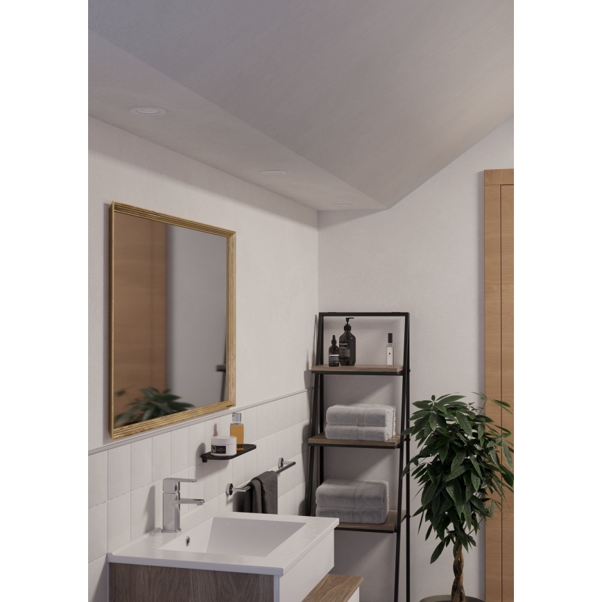 Eglo - LED badkamer inbouwspot 1xGU10/4,5W/230V IP44 wit