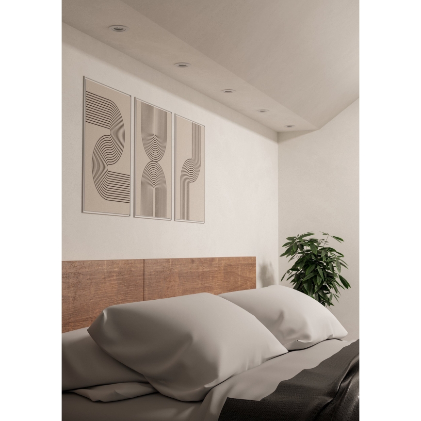 Eglo - LED inbouwspot 1xGU10/4,5W/230V wit