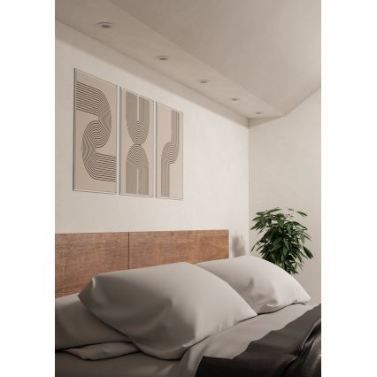 Eglo - Set van 3 LED-inbouwspots 1xGU10/4,5W/230V wit