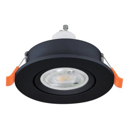 Eglo - LED inbouwspot 1xGU10/4,5W/230V zwart