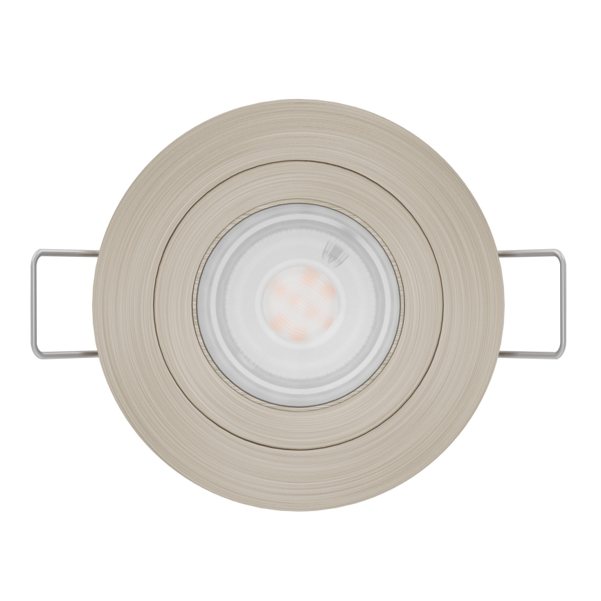 Eglo - LED inbouwspot 1xGU10/4,5W/230V mat chroom