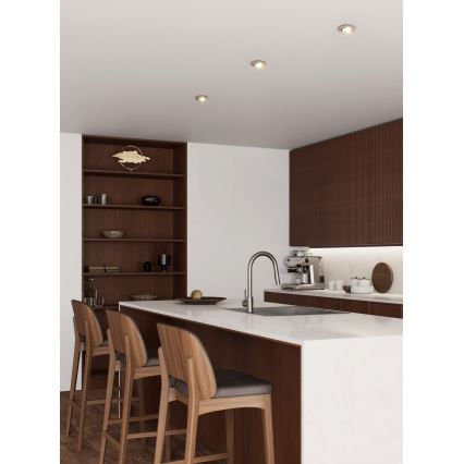 Eglo - LED inbouwspot 1xGU10/4,5W/230V mat chroom