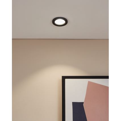 Eglo - LED badkamerspot inbouw LED/4,9W/230V 2700/4000/6500K Ø 8,8 cm IP65 zwart