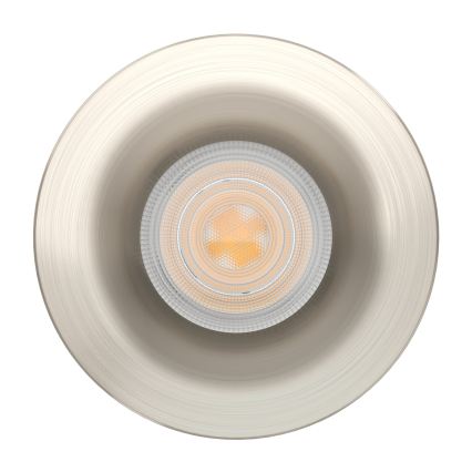 Eglo - LED inbouwspot voor badkamer LED/4,9W/230V 2700/4000/6500K pr. 8,8 cm IP65 mat chroom