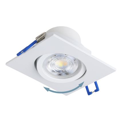 Eglo - Set van 3 dimbare LED-inbouwspots LED/4,8W/230V 8,8 x 8,8 cm wit