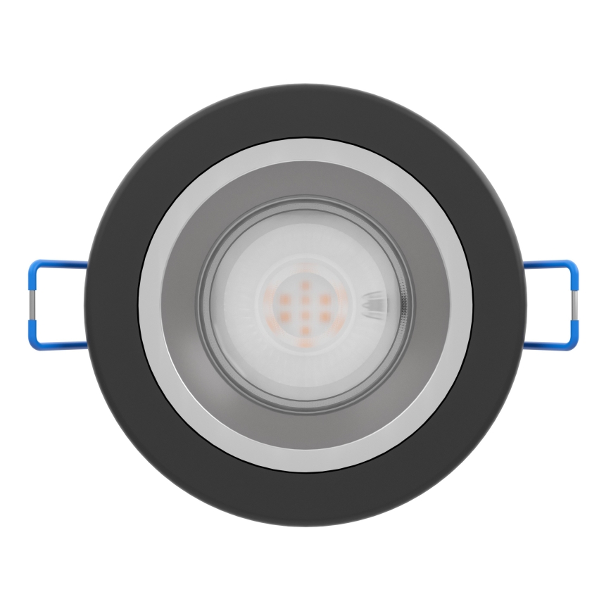 Eglo - LED dimbare inbouwarmatuur voor badkamer LED/4,8W/230V 2700/4000/6500K IP44 zwart