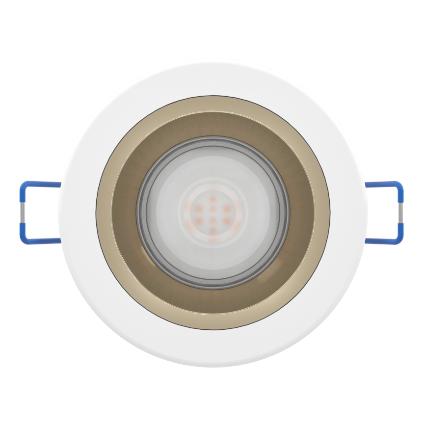 Eglo - LED dimbare badkamer inbouwspot LED/4,8W/230V 2700/4000/6500K IP44 wit/goud