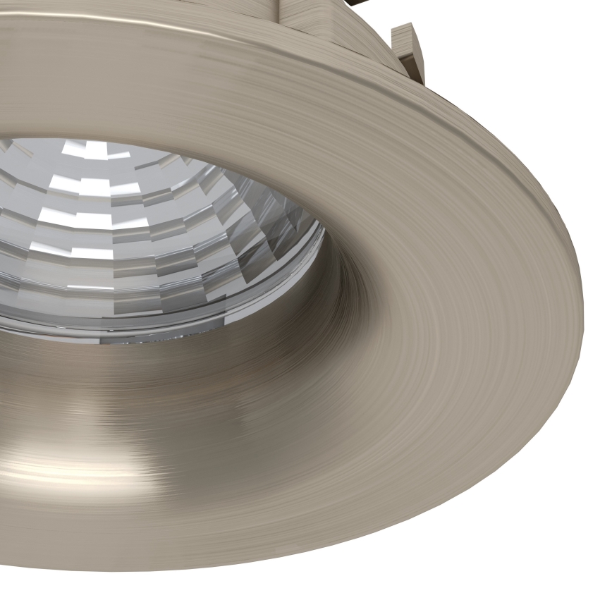 Eglo - Set van 3 dimbare LED-inbouwspots LED/6,4W/230V Ø 8,8 cm mat chroom