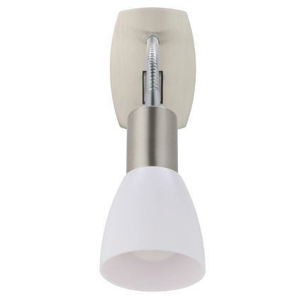 Eglo - Plug-in-wandlamp 1xE14/5W/230V, mat chroom