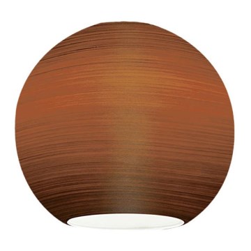 EGLO 90251 - Vervangend glas voor kroonluchter, tafellamp, plafondlamp en spot MY CHOICE E14 Ø 9 cm bruin met veegpatroon