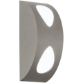EGLO 91095 - LED Buitenlamp MORINO 2xLED/4,76W zilver IP44