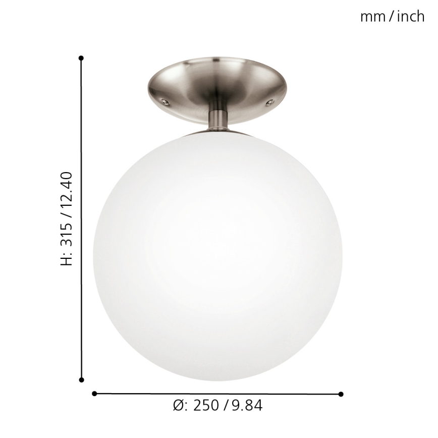EGLO - Plafondlamp 1xE27/60W diameter 25 cm
