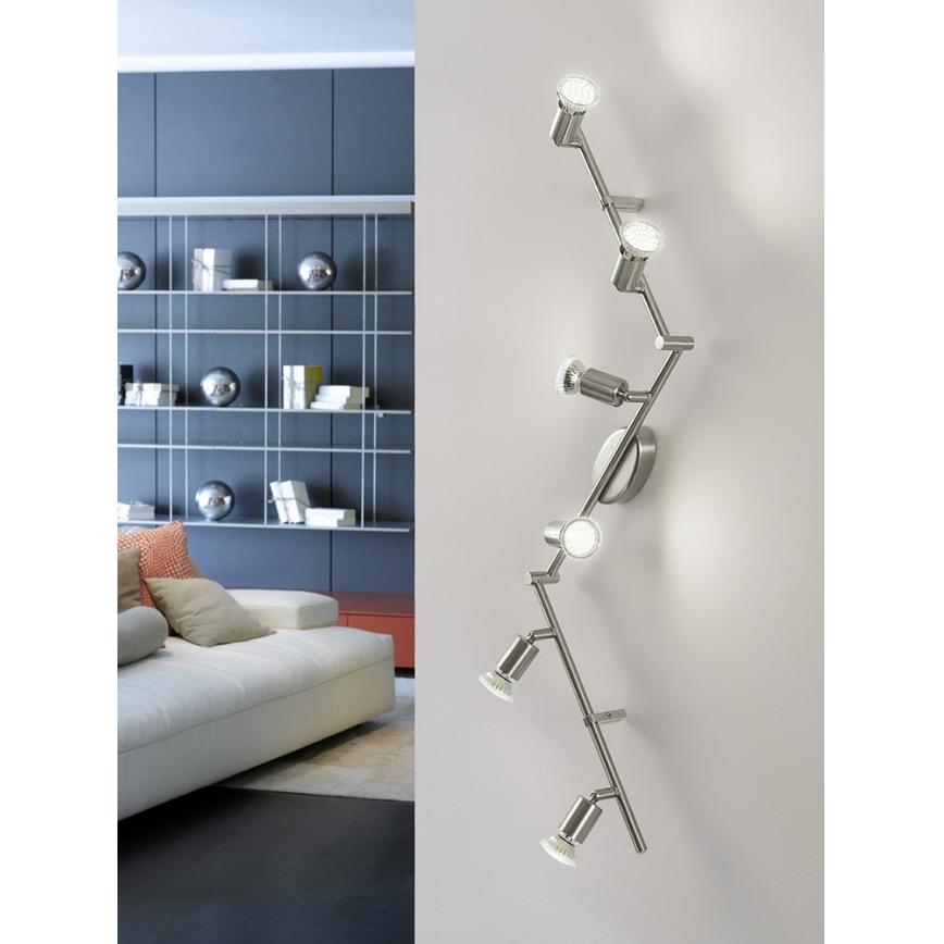 Eglo - LED spot 6xGU10-LED/2,8W/230V