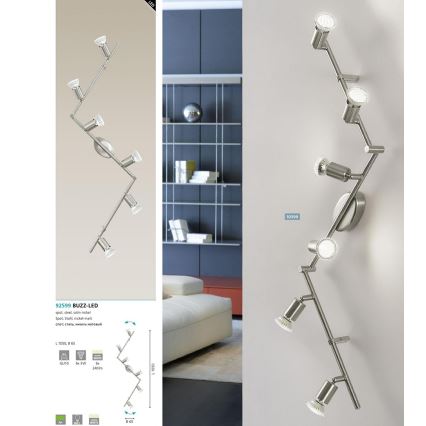 Eglo - LED spot 6xGU10-LED/2,8W/230V