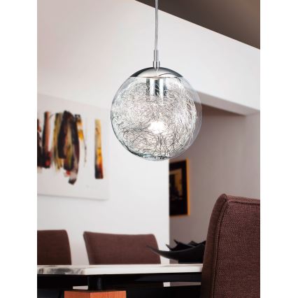 Eglo 93073 - Hanglamp LUBERIO 1xE27/60W/230V Ø 25 cm