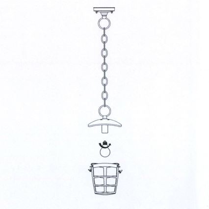 Eglo 93406 - LED buitenlamp ALORIA 1xE27/8,5W/230V IP44