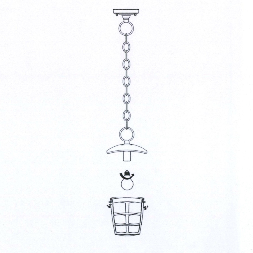 Eglo 93406 - LED buitenlamp ALORIA 1xE27/8,5W/230V IP44