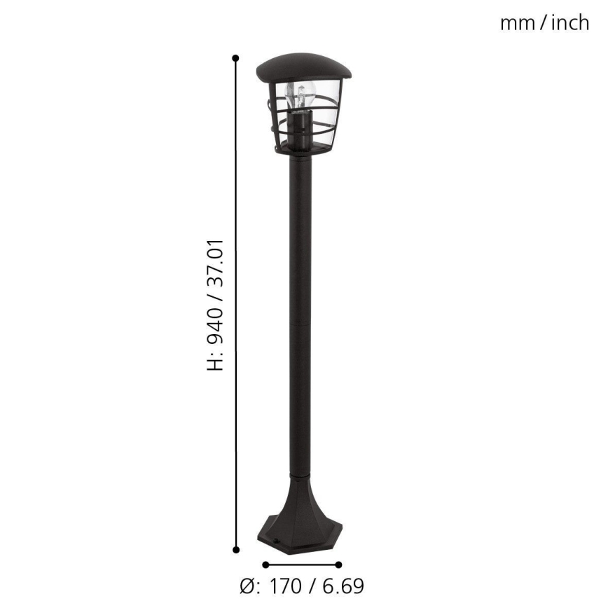 Eglo - LED Buitenlamp E27 / 8,5W / 230V IP44