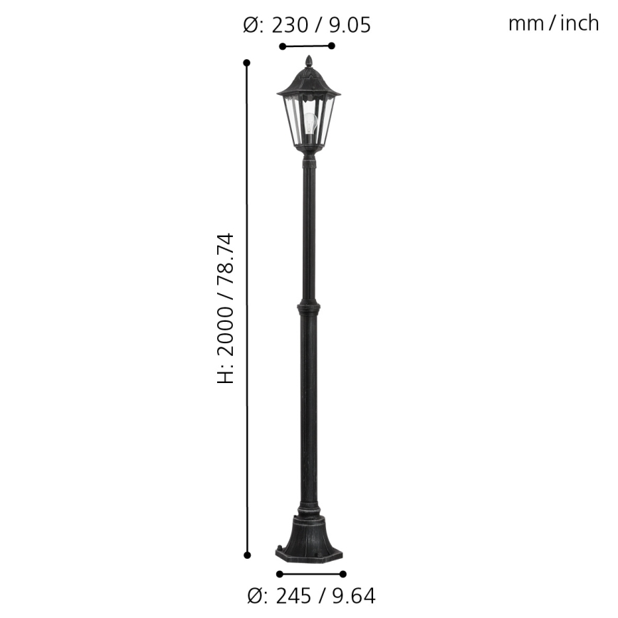 EGLO - Buitenverlichting 1xE27/60W IP44