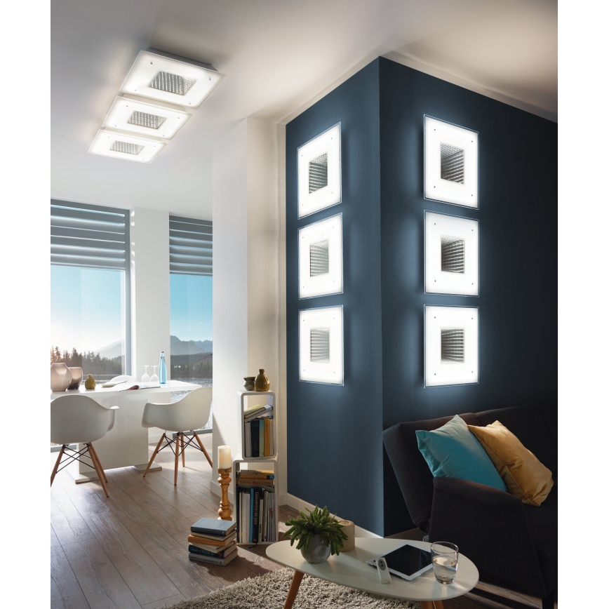 Eglo 93659 - LED plafondlamp LICOSA LED/24W + LED/2,6W + afstandsbediening