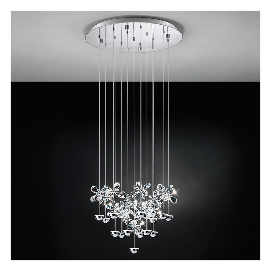 Eglo 93662 - LED Hanglamp aan een koord PIANOPOLI 15xLED/2,5W/230V