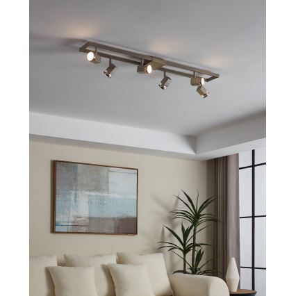 Eglo - LED Spotlamp 6xGU10/5W/230V