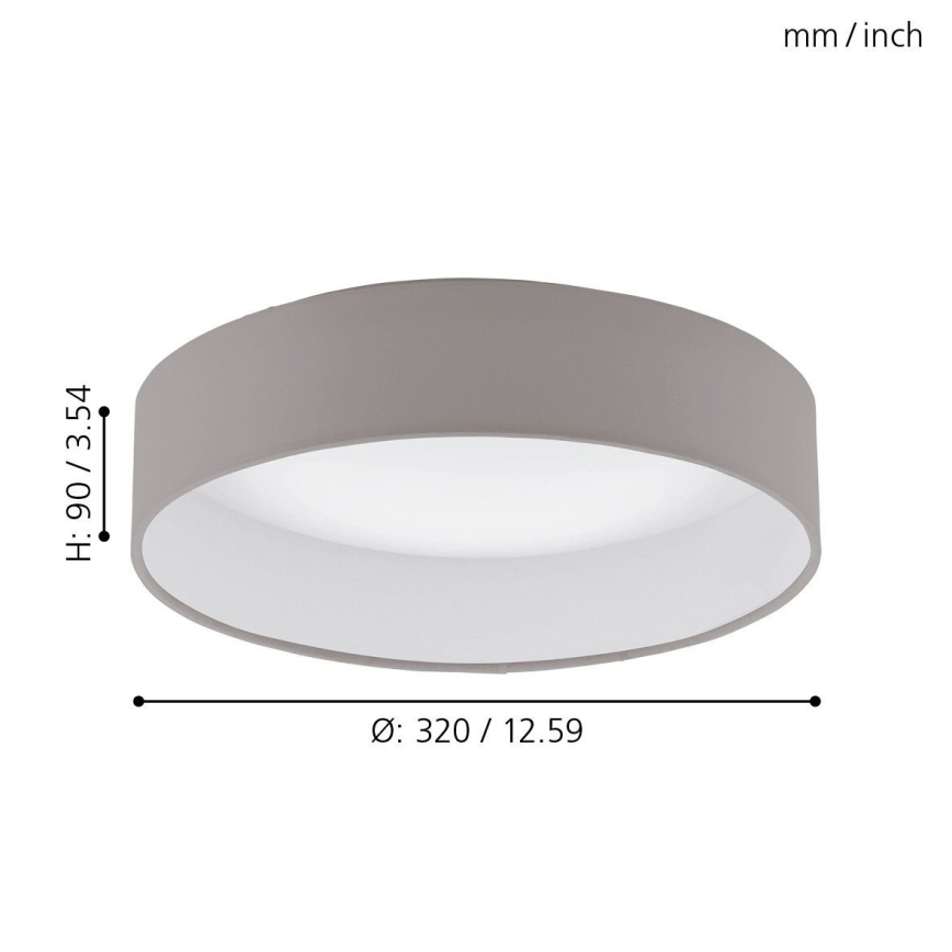 Eglo - LED Plafondlamp LED/12W/230V