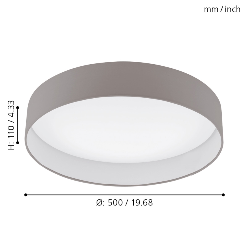 Eglo - LED Plafondlamp LED/24W/230V