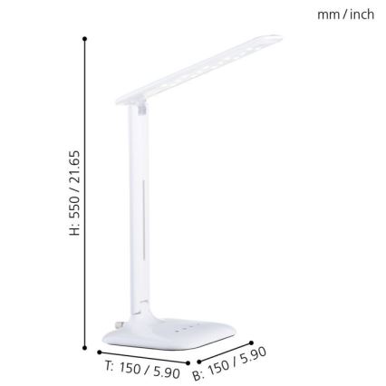 Eglo -  Tafellamp LED/2.9W/230V