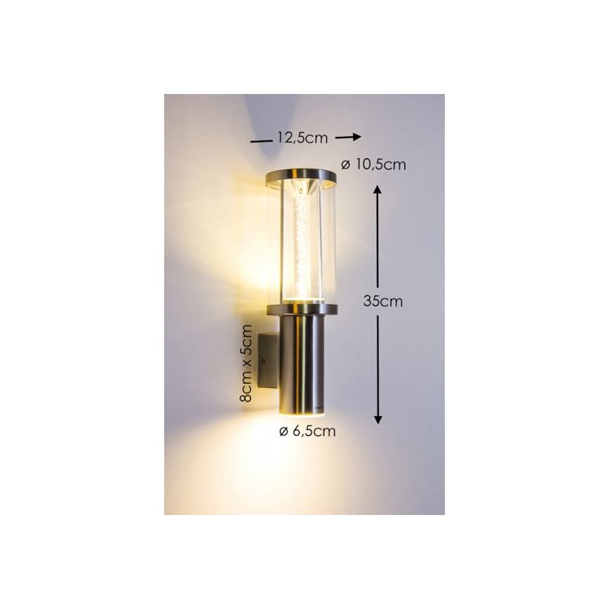 Eglo - LED Buitenlamp 1xGU10/3W + 1xLED/3,7W IP44
