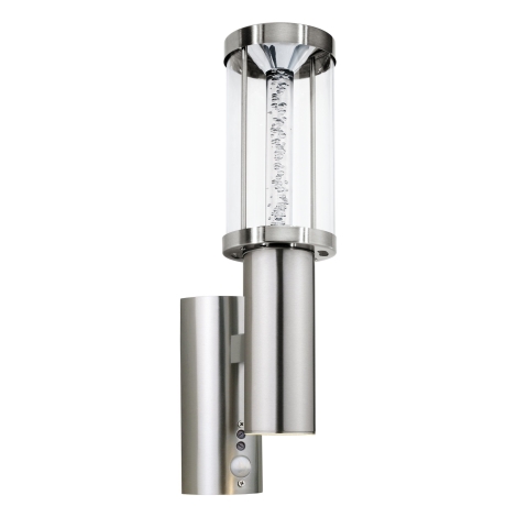 Eglo - LED Buitenlamp sensor TRONO STICK 1xGU10/3W + 1xLED/3,7W IP44 | Lampenmanie