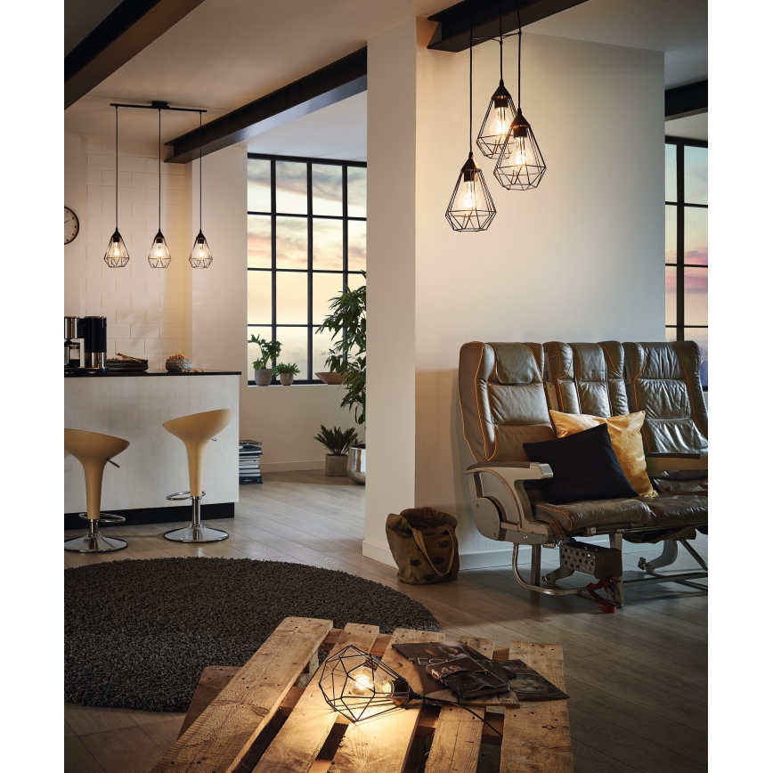 Eglo - Hanglamp 3xE27/60W/230V