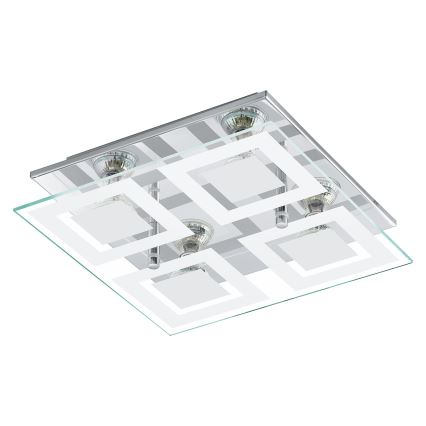 Eglo - LED Plafondverlichting 4xGU10-LED/3W/230V