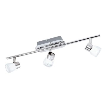 Eglo 94382 - LED spot PERITO 3xLED/3W/230V 3000K glanzend chroom