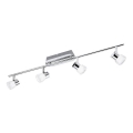 Eglo 94383 - LED spot PERITO 4xLED/3W/230V 3000K glanzend chroom